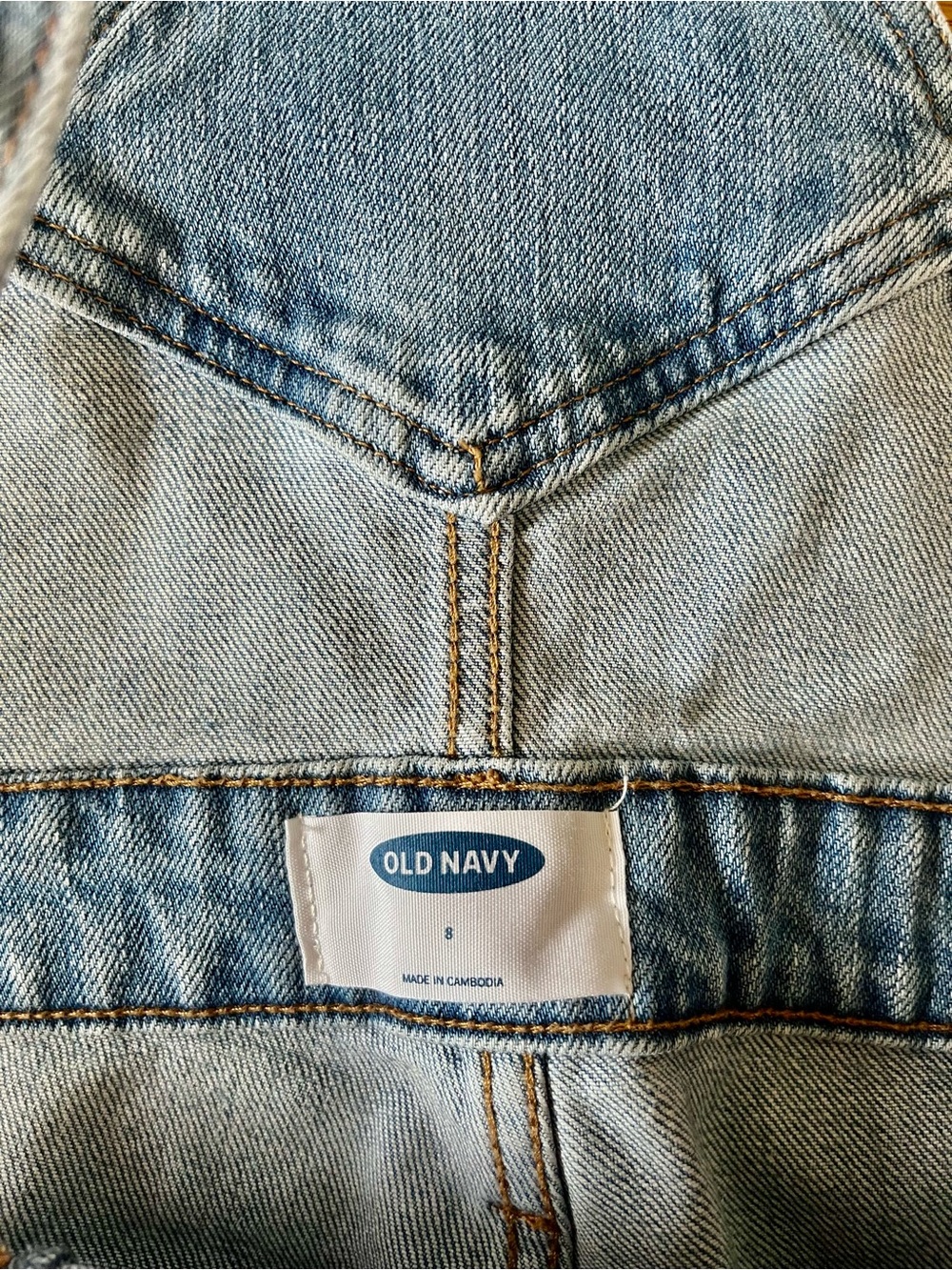 Women’s denim overalls sz 8 - Picture 3 of 4